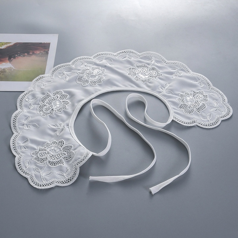 Cổ Áo Rời Thêu Họa Tiết Kiểu Hán Phục Thời Trang Cho Nữ