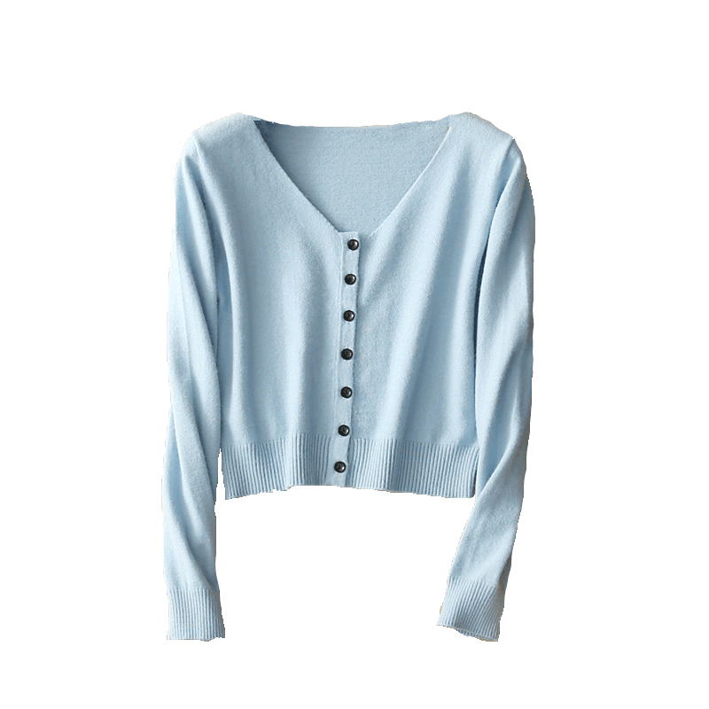 Áo Khoác Len Cardigan Lưng Cao Dáng Ôm Thời Trang Cho Nữ 1757 # | BigBuy360 - bigbuy360.vn