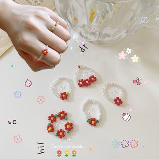 [ẢNH THẬT] Nhẫn hạt cườm BEADED RING-KOREA