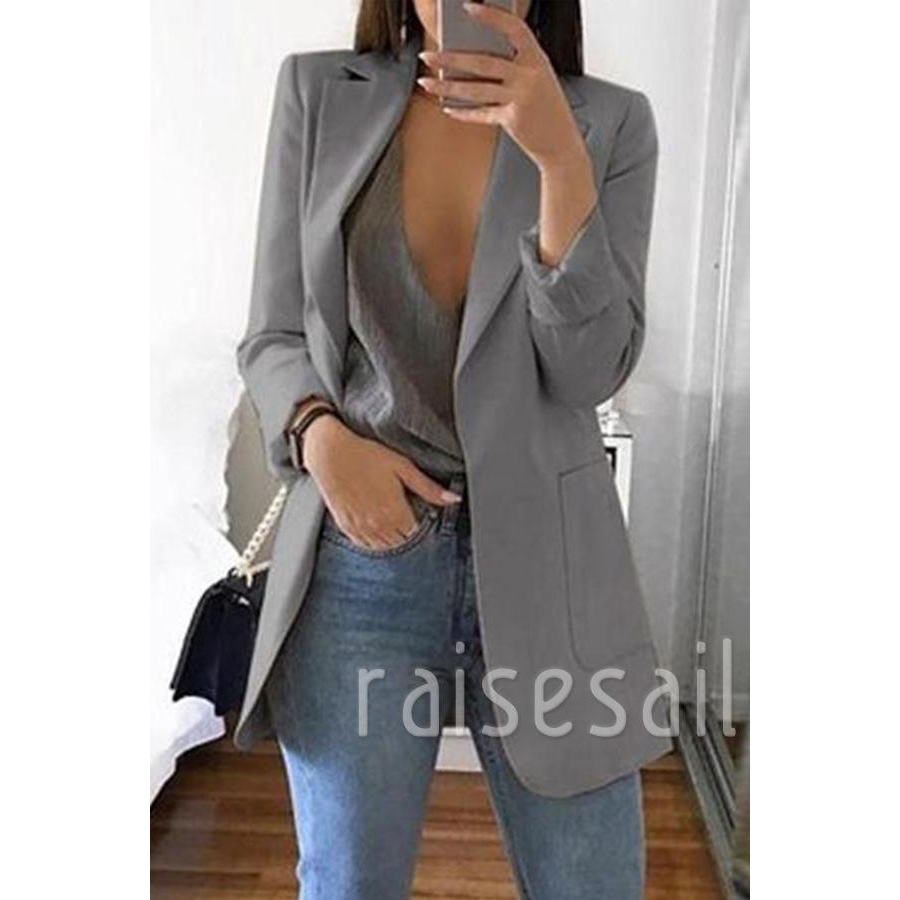 Áo Khoác Blazer Dáng Ôm Đơn Giản Thời Trang 2019 Cho Nữ | BigBuy360 - bigbuy360.vn