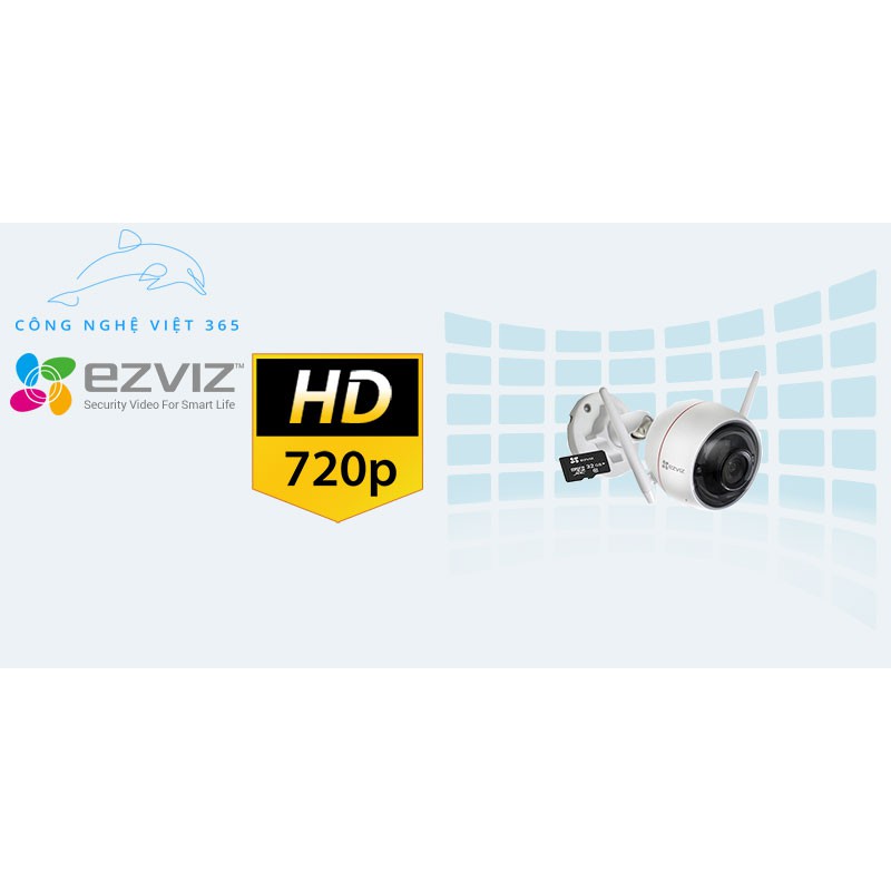 Camera 2M IP Wifi Ngoài Trời Hikvision Ezvis C3WN CV310 C3W 1080P FULLHD [CHÍNH HÃNG - BH 24Th]