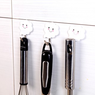 Bộ 3 cái móc treo đồ hình đám mây dễ thương đa năng tiện tiện