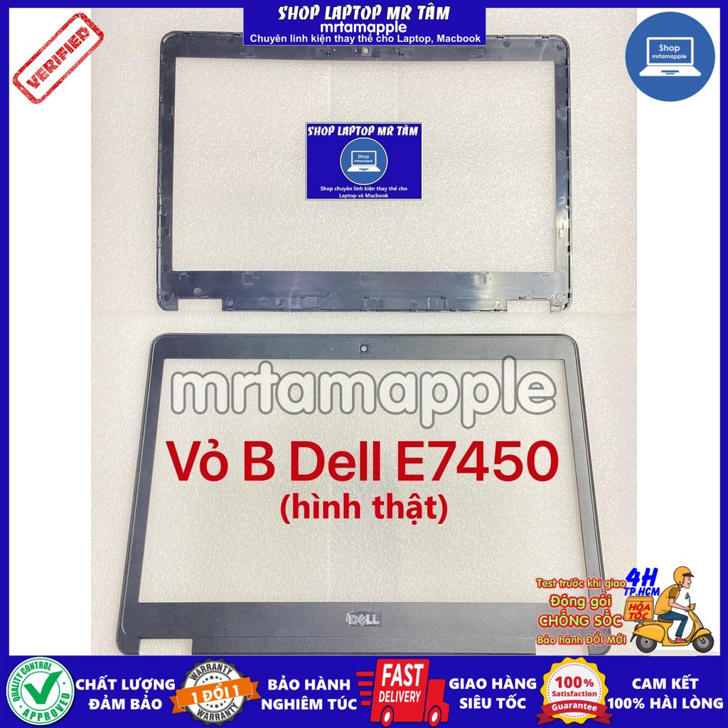 (COVER) VỎ B (VIỀN MÀN HÌNH) LAPTOP DELL E7450 dùng cho Latitude E7450