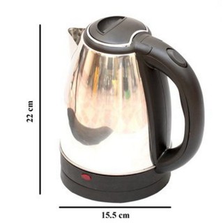 Ấm siêu tốc inox 1,8 lít đun sôi cực nhanh - ấm điện siêu tốc hàng xịn