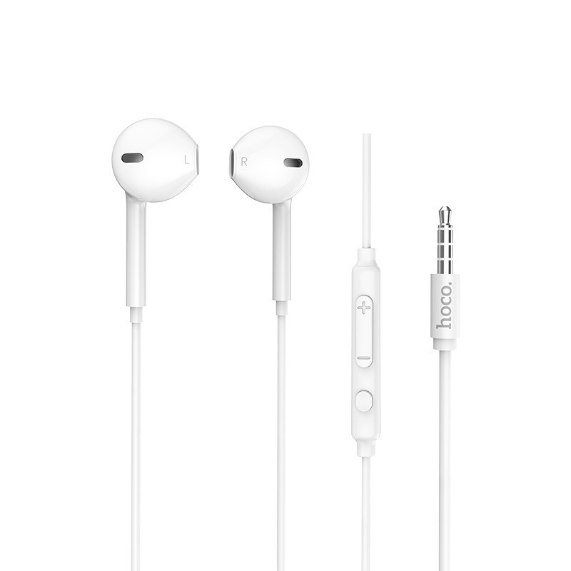 Tai nghe có dây chính hãng Hoco M55 Memory sound cho đt tai ngê airpods cáp sạc iphone jack 3.5 -