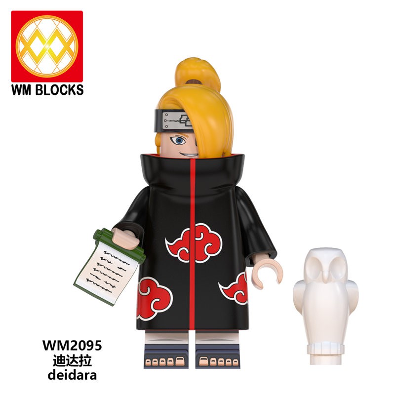 Set 16 Mô Hình play Nhân Vật Hoạt Hình narutoes Akatsuki Sasuke Itachi Obm6105 6106
