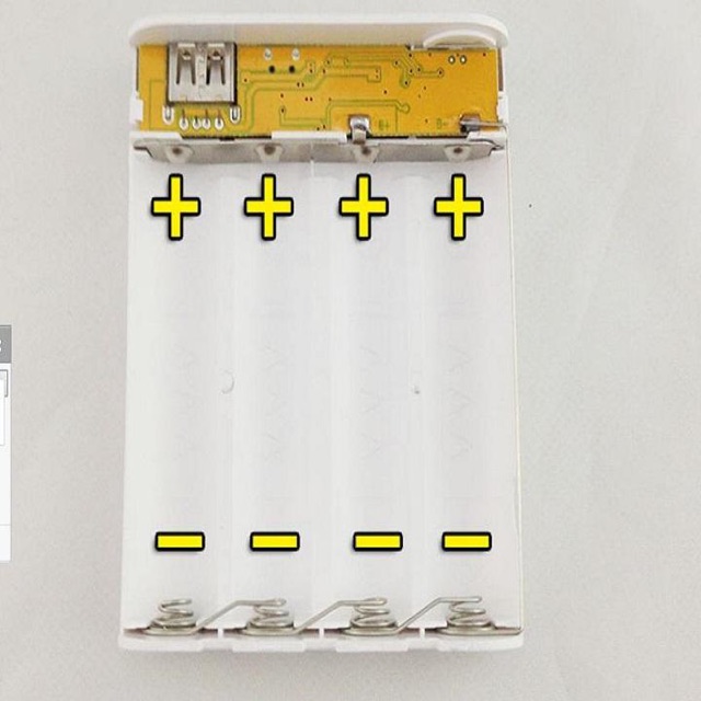 10 Box Sạc Dự Phòng 4 Cell 2A Type C 18650 Xiaomi Vỏ Nhôm Cao Cấp  ( Combo 10 box) - mẫu mới 2022