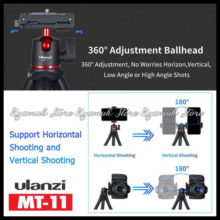 Giá Đỡ Ba Chân Ulanzi Mt-11 Ốc Vít 1 / 4 Cho Máy Ảnh Dslr & Điện Thoại Hp | BigBuy360 - bigbuy360.vn