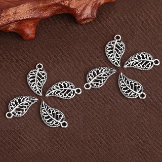 Charm treo chiếc lá bạc