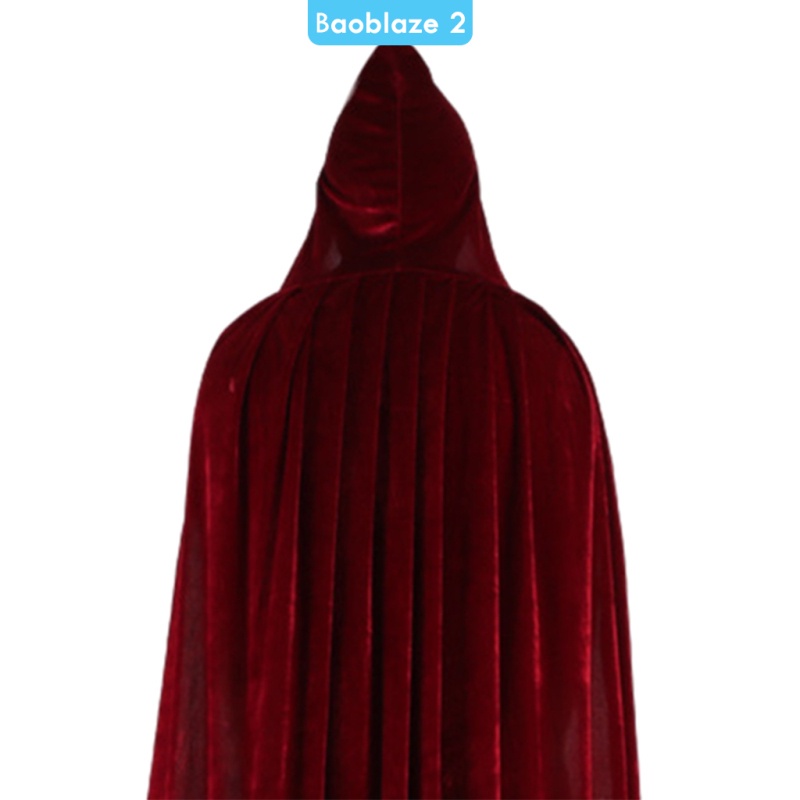 Áo Choàng Nhung Hóa Trang Phù Thủy Halloween 150cm Đen | BigBuy360 - bigbuy360.vn