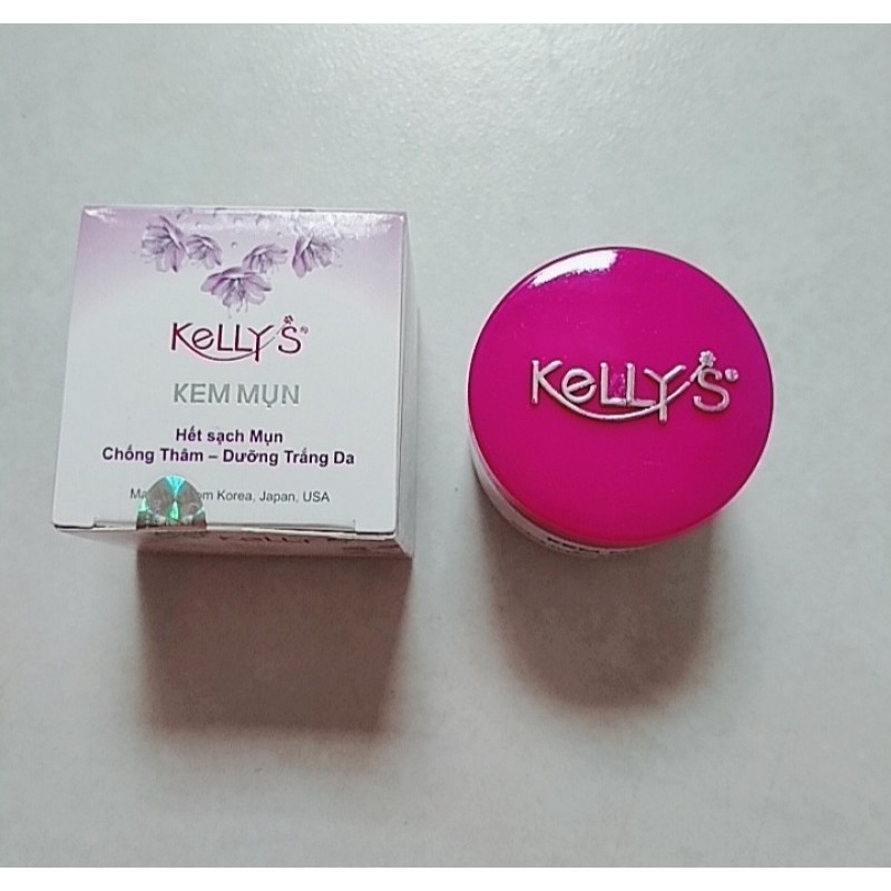 Kem Mụn Chống Thâm Dưỡng Trắng Kelly’s 12g