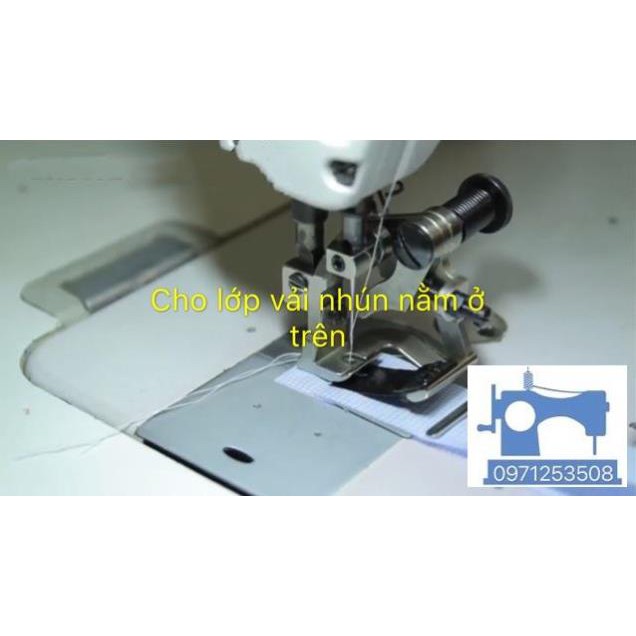 Bộ  xếp ly máy công nghiệp có tặng kèm lò xo + lưỡi đẩy vải sơ cua