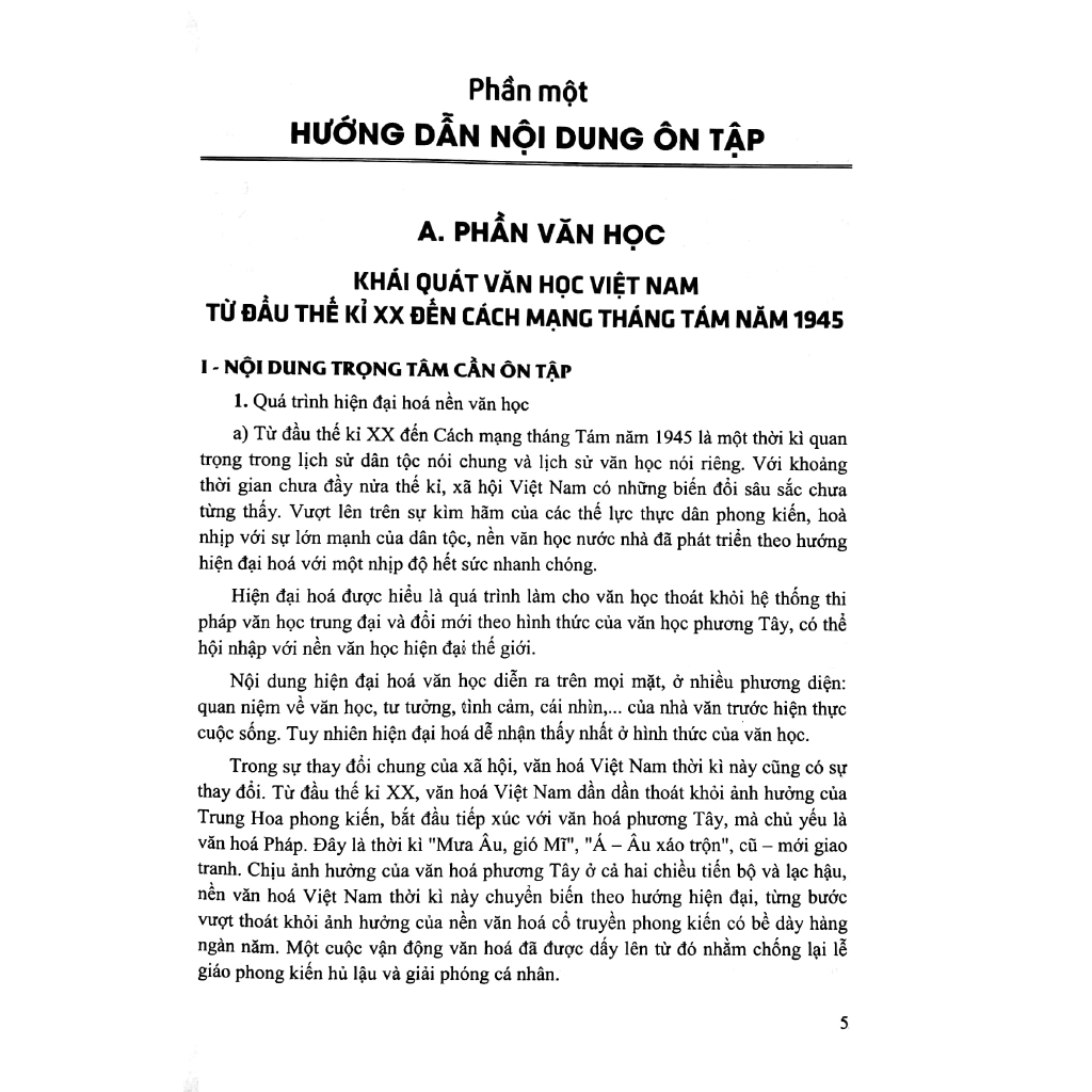 Sách - Hướng Dẫn Ôn Tập Kì Thi THPT Quốc Gia Năm Học 2019 - 2020 Môn Ngữ Văn
