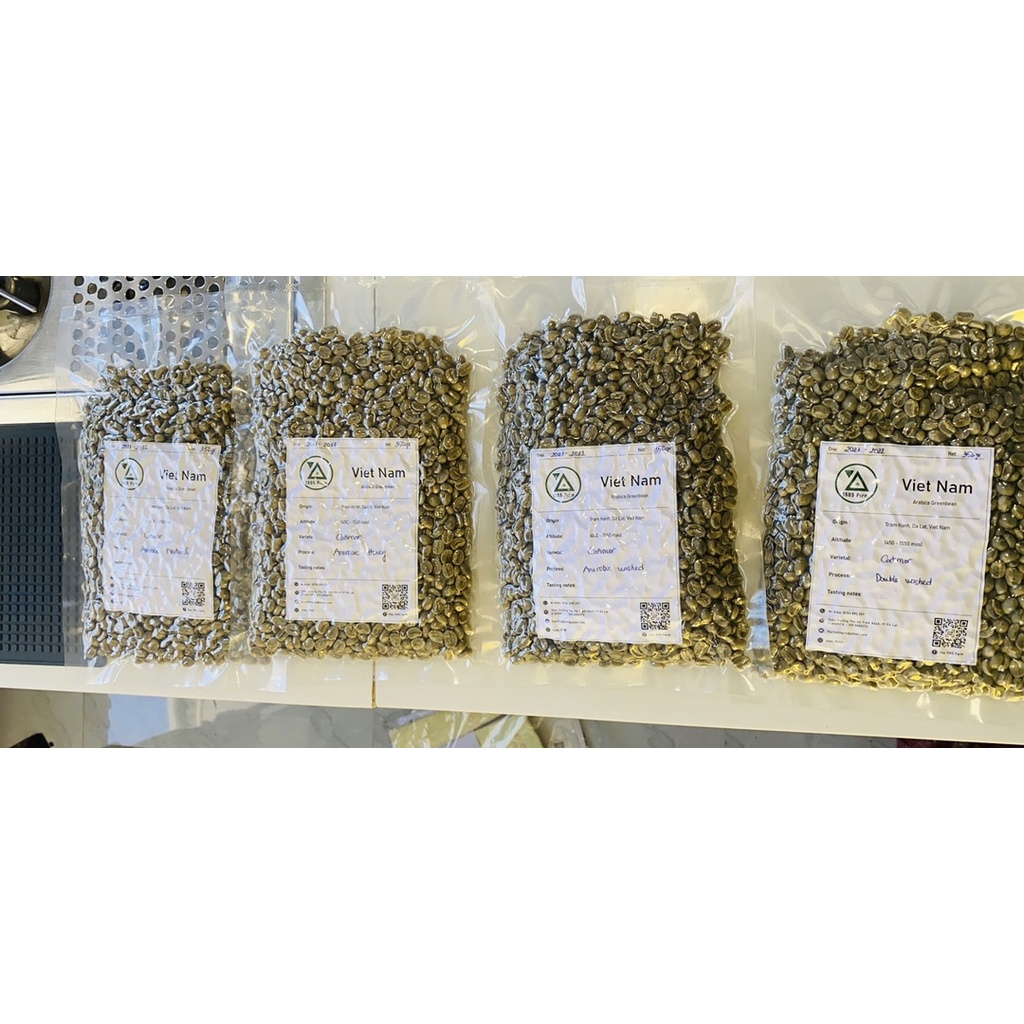 Cà phê nhân xanh Arabica Cầu Đất Đà Lạt / 500gr