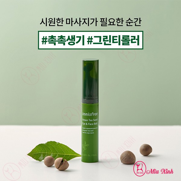 KEM DƯỠNG [INNISFREE] Green Tea Seed Eye &amp; Face Ball