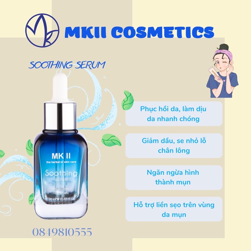 Serum Soothing phục hồi MKII COSMETICS