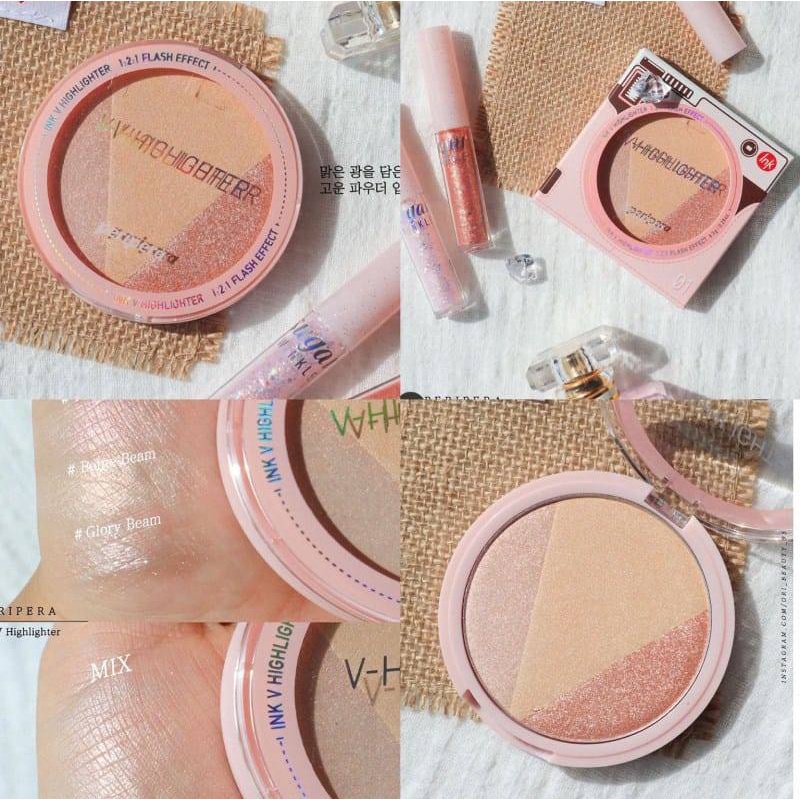 Phấn Bắt Sáng PERIPERA  Pure Glory Highlighter