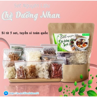 Set Chè Tuyết Yến Dưỡng Nhan 14 vị nấu 15-20 chén Bếp Thảo Mộc Hồng Trà