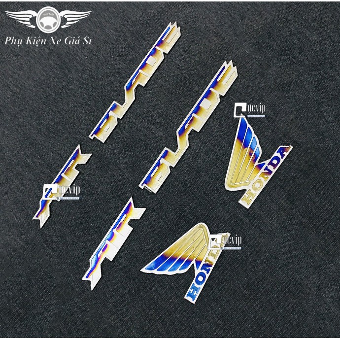 Combo 2 Tem Chữ AirBlade Và Logo Cánh Chim Lớn Titan MS3360