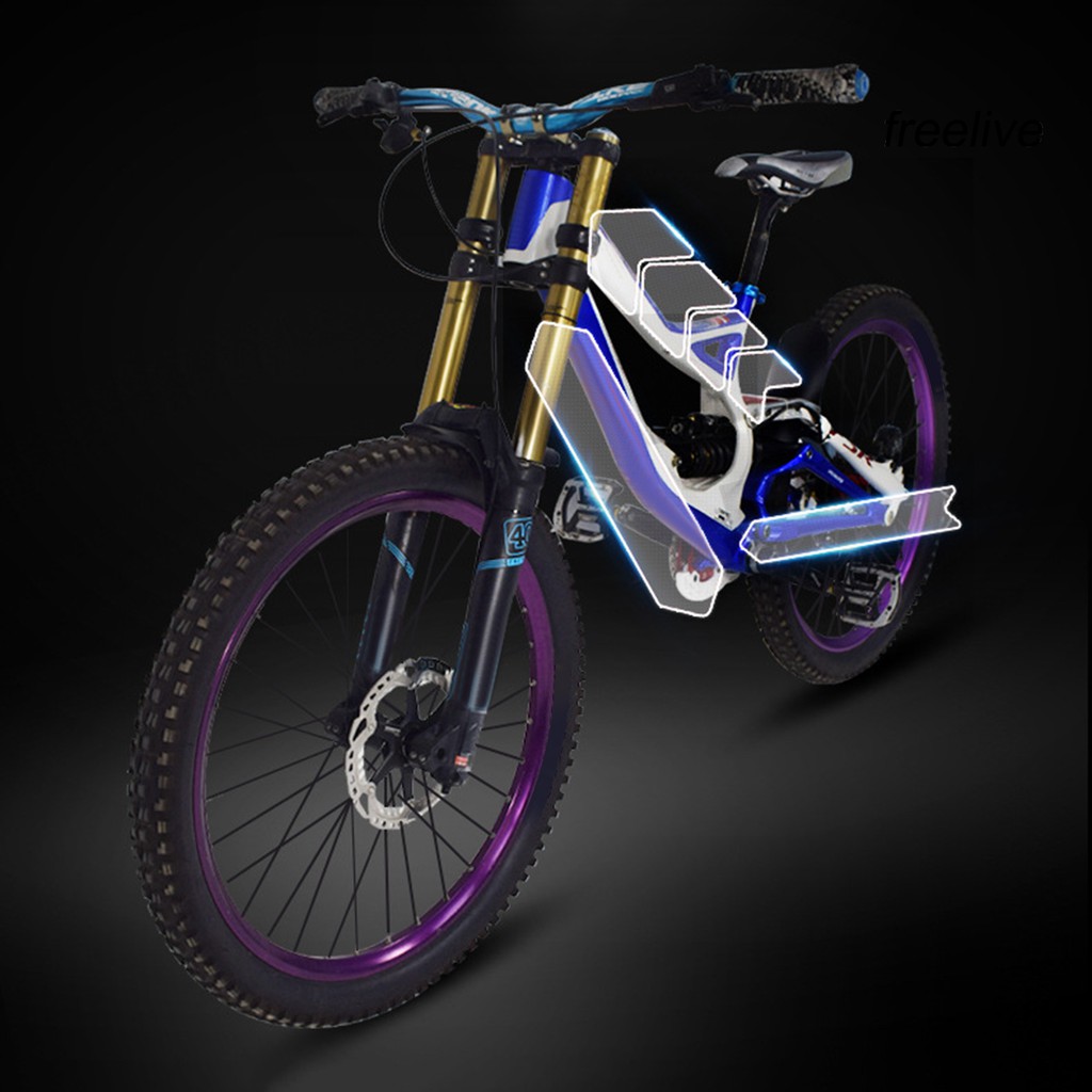 Set 10 Miếng Dán 3D Bảo Vệ Khung Xe Đạp