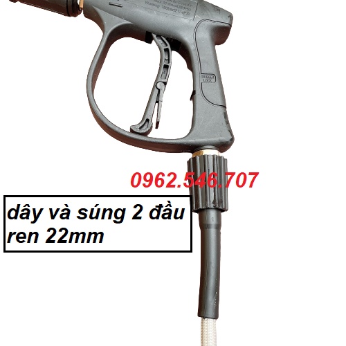 dây rửa xe 10M,15M,20M và súng xịt kiểu dài Hàng Loại 1 - súng rửa xe áp lực cao