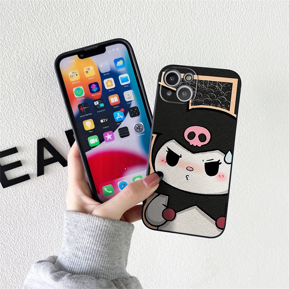 Ốp Điện Thoại Tpu Mềm Chống Sốc In Hình kuromi Sanrio Cho iPhone 11 12 13 pro max XS X XR XSMax 7 8 6 6s plus SE 2020