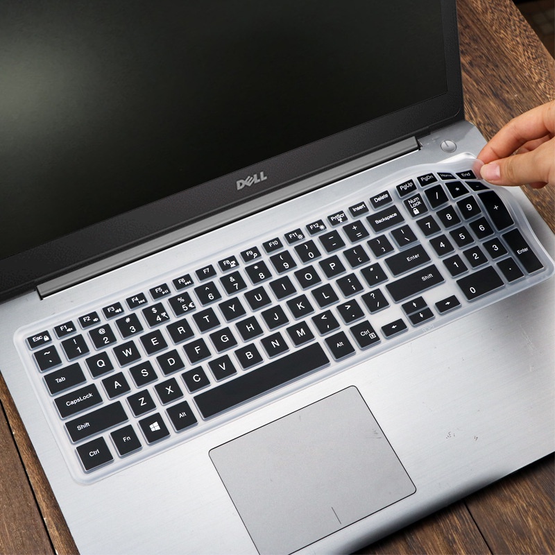 Miếng dán bảo vệ bàn phím laptop Dell Inspiron 15-3559 3567 3000 15.6 Inch bằng silicon mềm siêu mỏng