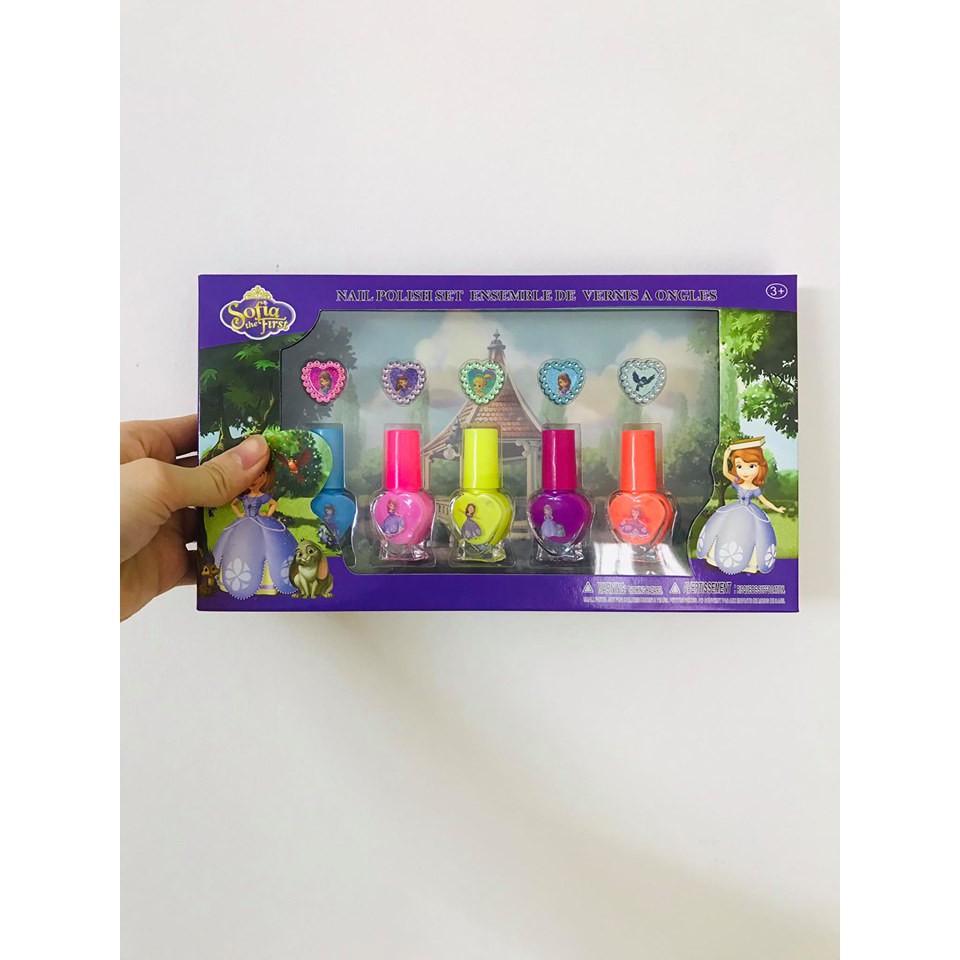 SET SƠN MÓNG TAY CÔNG CHÚA SOFIA AN TOÀN CHO BÉ