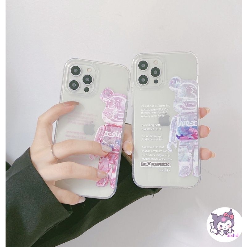 Ốp Lưng Samsung Galaxy A52 A72 A32 A02 M02 A12 A02s A42 5G A51 A71 M51 A21s A20 A30 A50 A30s A50s A70 Note 10 Lite S10 Lite Fashion Violent Bear Cartoon Mobile Phone Case Shockproof Soft Protective Cover