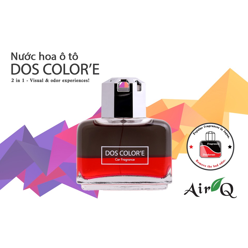 [Mã BMBAU50 giảm 10% đơn 99k] Nước Hoa Ô Tô AIRQ Dos Colore Q541 White Musk 95ml Nhập Khẩu Chính Hãng