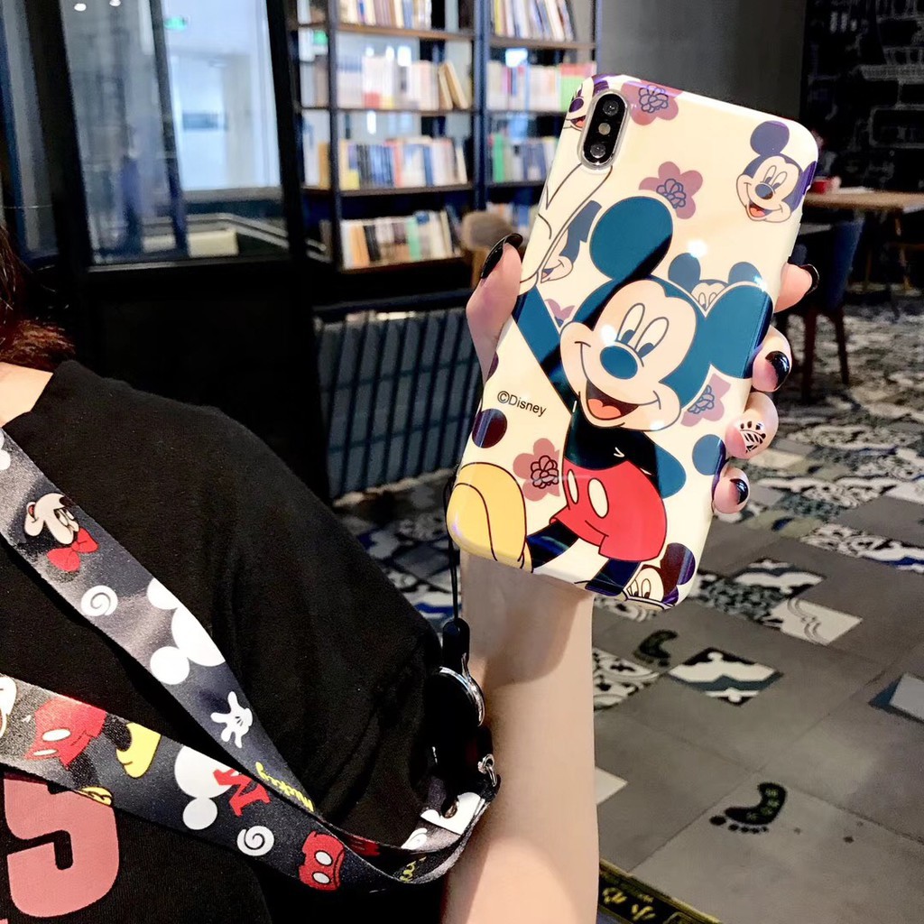 Ốp Điện Thoại In Hình Chuột Mickey / Minnie Đáng Yêu Cho Iphone Xs Max Xr I8 | BigBuy360 - bigbuy360.vn