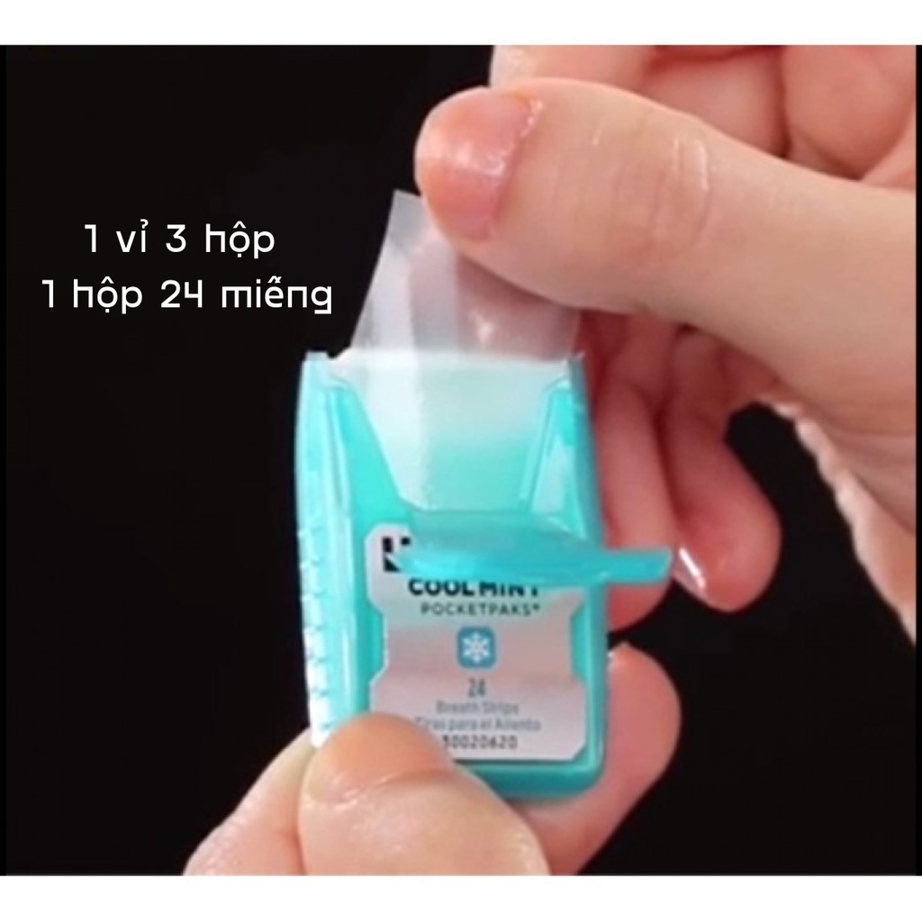 Miếng ngậm Listerine PocketPaks Thơm Miệng  - Beoi Mart