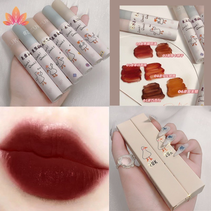 [Hàng mới về] Son lì ZUK trang điểm không khô môi mềm mịn lâu trôi