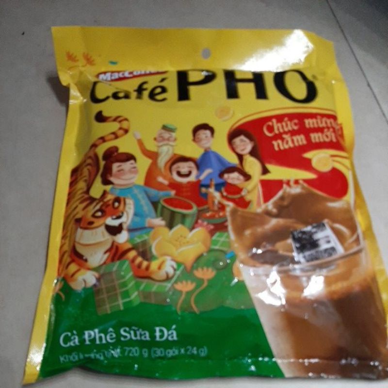 Cà Phê Sữa Đá Café Phố Maccoffee (Bịch 30 Gói x 24g)