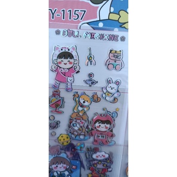 20 bộ hình dán sticker anime chibi cổ trang cute TY-1157