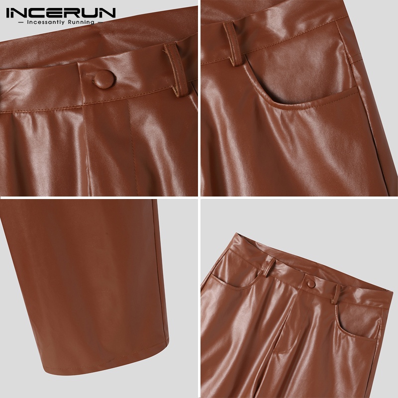 INCERUN Nam giới Thiết kế thời trang Giải trí Quần liền màu