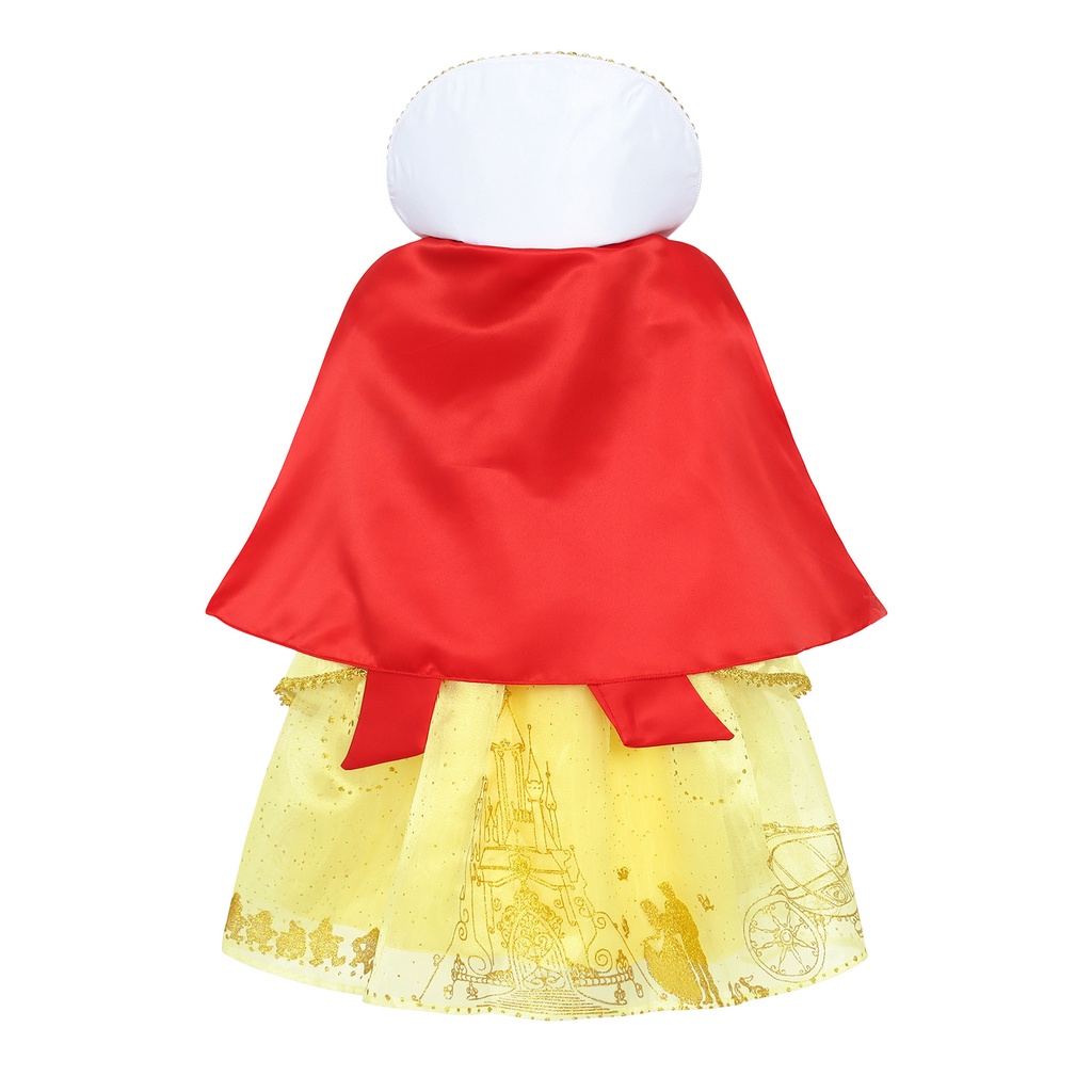 Set đầm với các phụ kiện hóa trang thành công chúa bạch tuyết cho bé cho đêm halloween