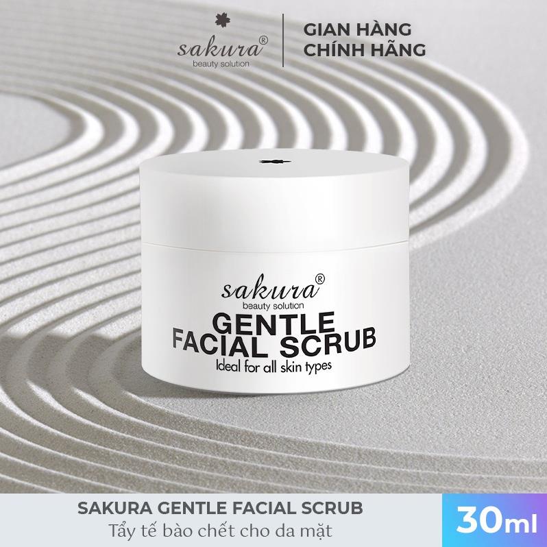 Tẩy tế bào chết da mặt Sakura Gentle Facial Scrub 30ml - Mỹ Phẩm Mai Hân