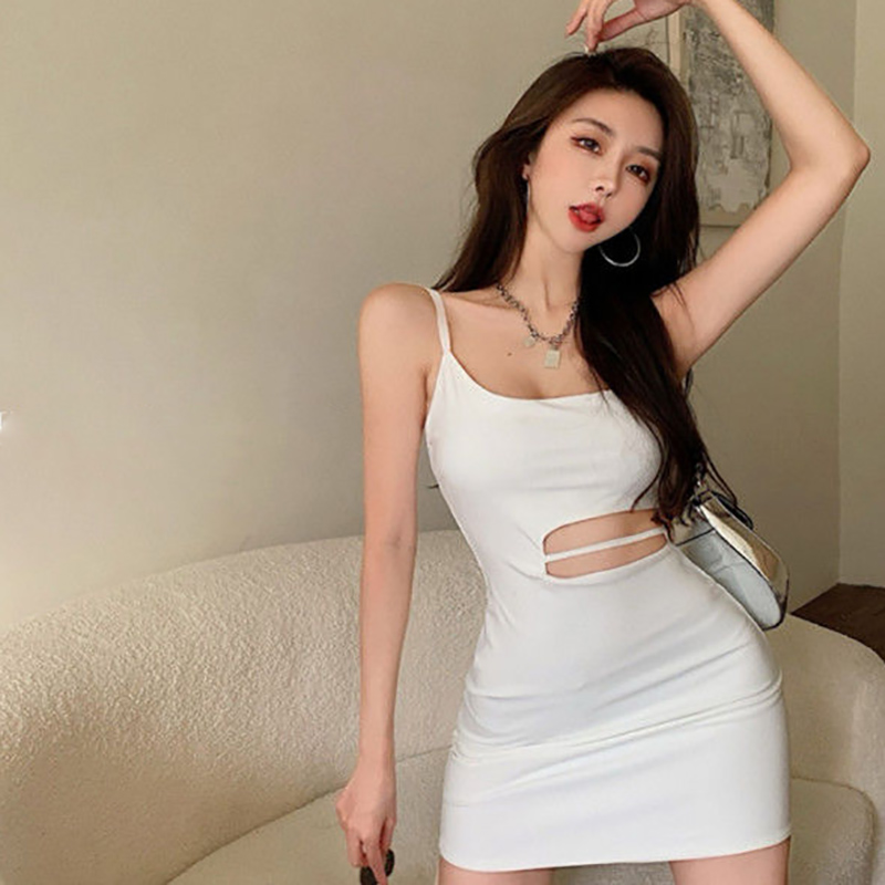 Đầm IELGY dáng ngắn khoét bên hông thời trang mùa hè cho nữ