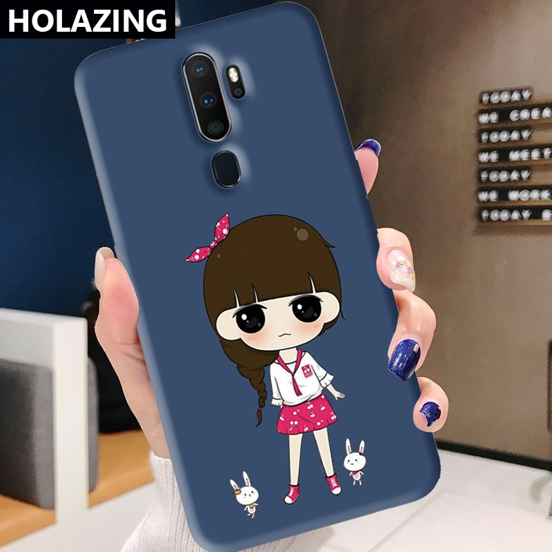 OPPO A15 A32 A33 A9 2020 A5 A3S AX7 AX5S A7 OPPO A53 A31 A91 A12 F11 Pro F9 Candy Color Phone Cases vỏ điện thoại Cartoon Xiaomi Soft Silicone Cover