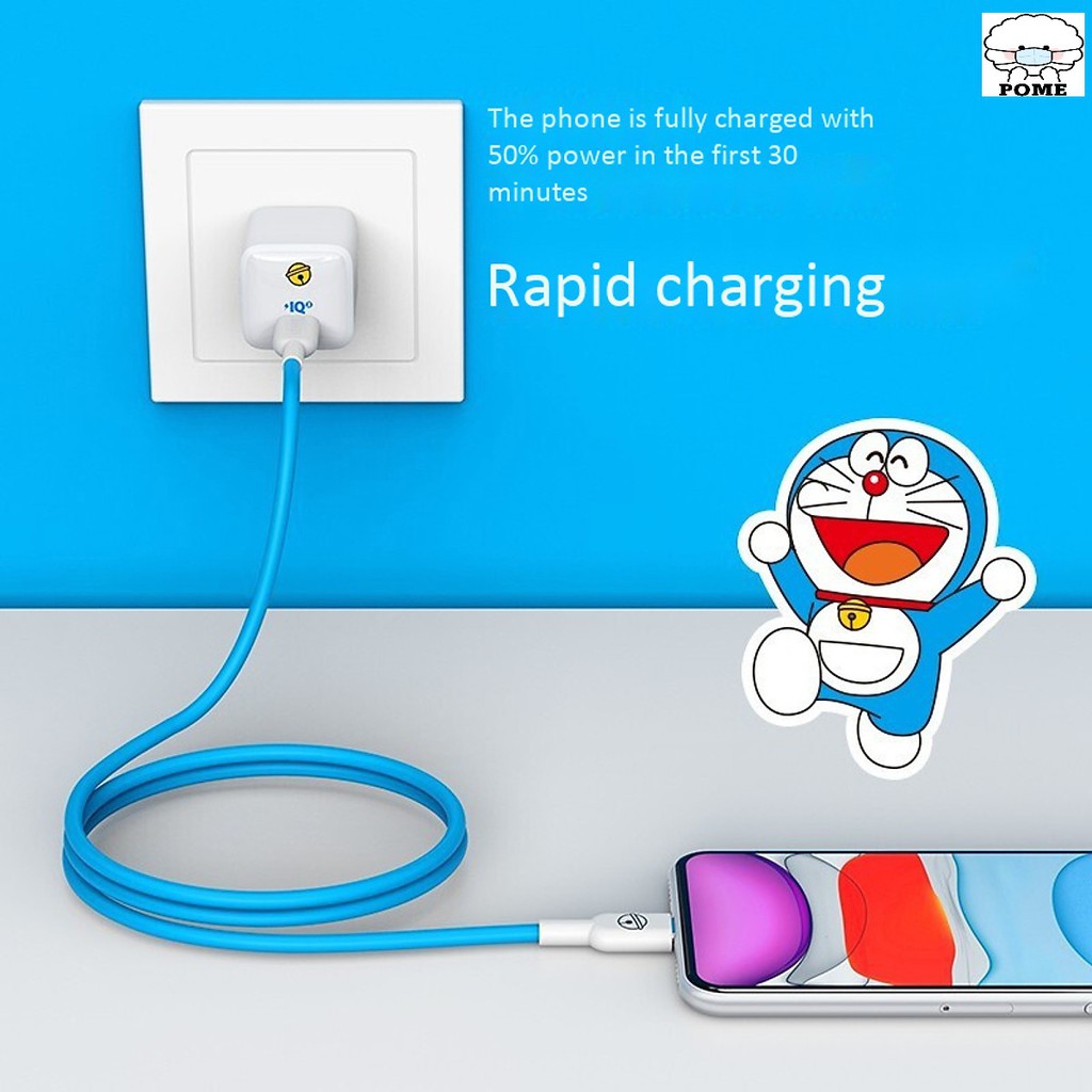 Anker x Doraemon Củ Sạc Nano PD 20W và Cáp Sạc USB-C Lighting 0.9m