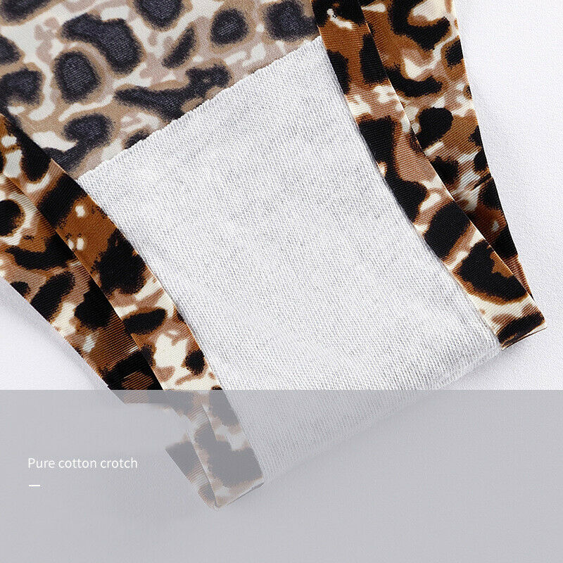 Ladies Sexy Leopard Panties Hot No Trace Briefs Tanga Fitness Thongs Underwear | BigBuy360 - bigbuy360.vn