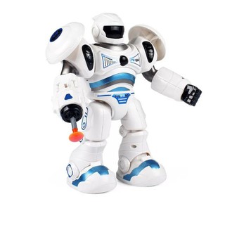 Robot cảnh sát bắn thông minh 0828: Dùng pin, có đèn, nhạc