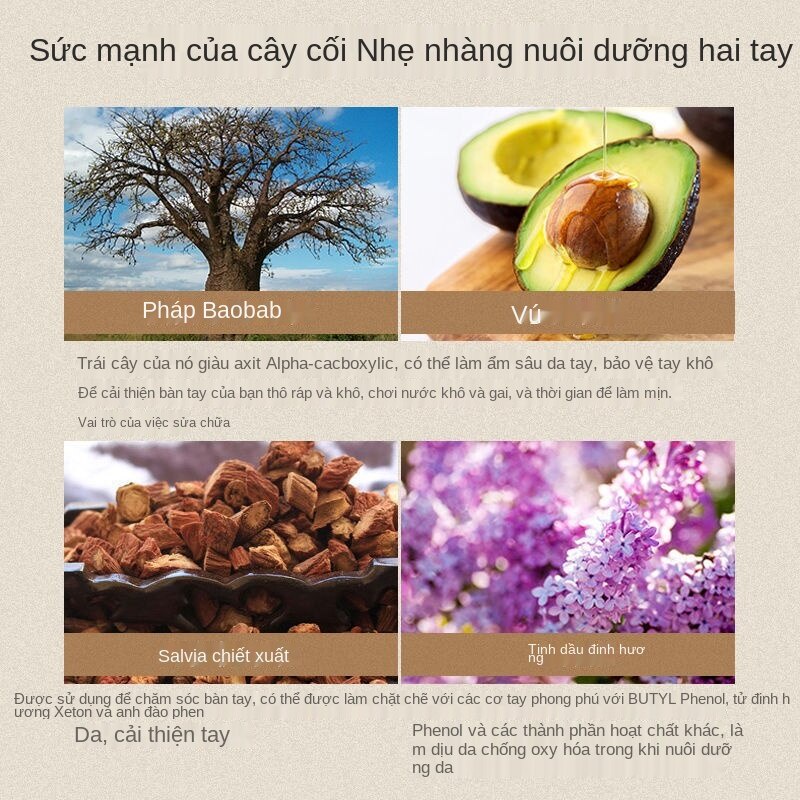 Kem dưỡng da tay Roopy Pháp giữ ẩm, làm mềm da và không nhờn