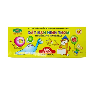 Đất nặn hình thơm ( 4 màu, 6 màu, 10 màu)