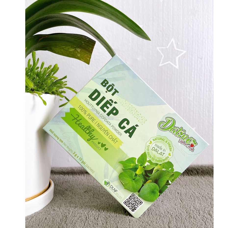 Bột diếp cá nguyên chất DATINO hộp 15 gói x 3gram