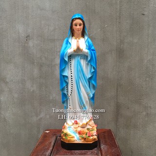 Tượng Đức Mẹ Lộ Đức 50cm