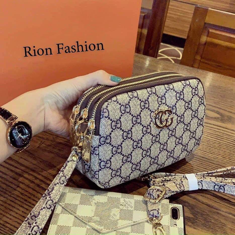 Túi xách đeo chéo nữ mini đẹp nhỏ vải dù logo đi chơi phong cách hàn quốc HH 262
