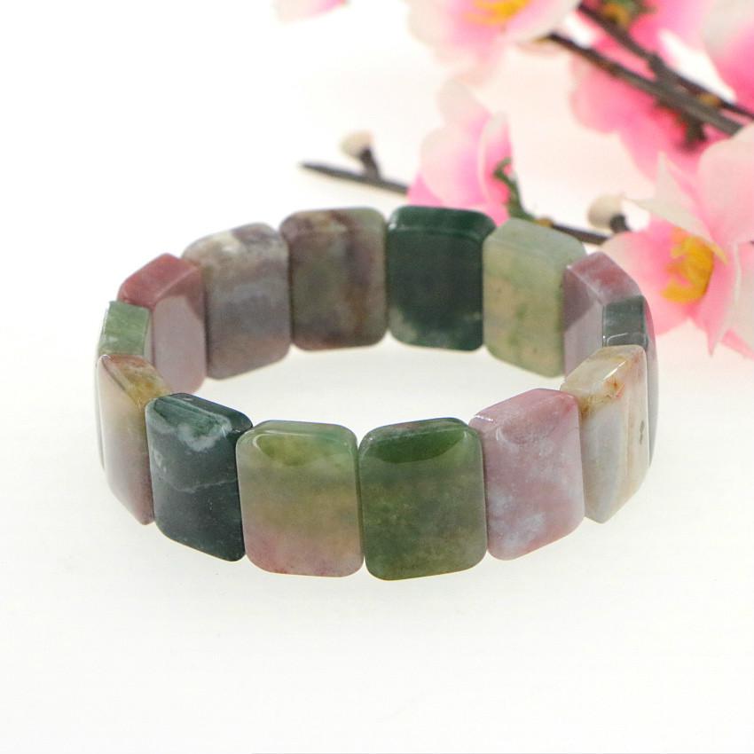 Vòng Tay Đá Mã Não Tự Nhiên Kiểu Dáng Sang Trọng Dành Cho Nữ