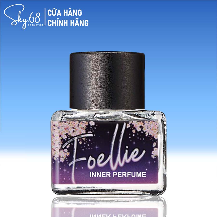 Nước hoa vùng kín hương đào quyến rũ Foellie Eau De Innerb Perfume 5ml - Cherry Blossom (chai màu tím)